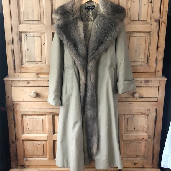 revillon Jackets & Blazers - Revillon Saks Vintage Furlined Trench
